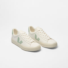 CAMPO LEATHER WHITE MATCHA | VEJA ONLINE