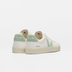 CAMPO LEATHER WHITE MATCHA | VEJA ONLINE