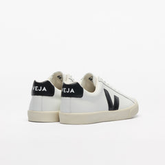 ESPLAR LEATHER WHITE BLACK | VEJA NEAR ME