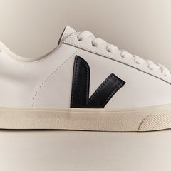 ESPLAR LEATHER WHITE BLACK | VEJA NEAR ME