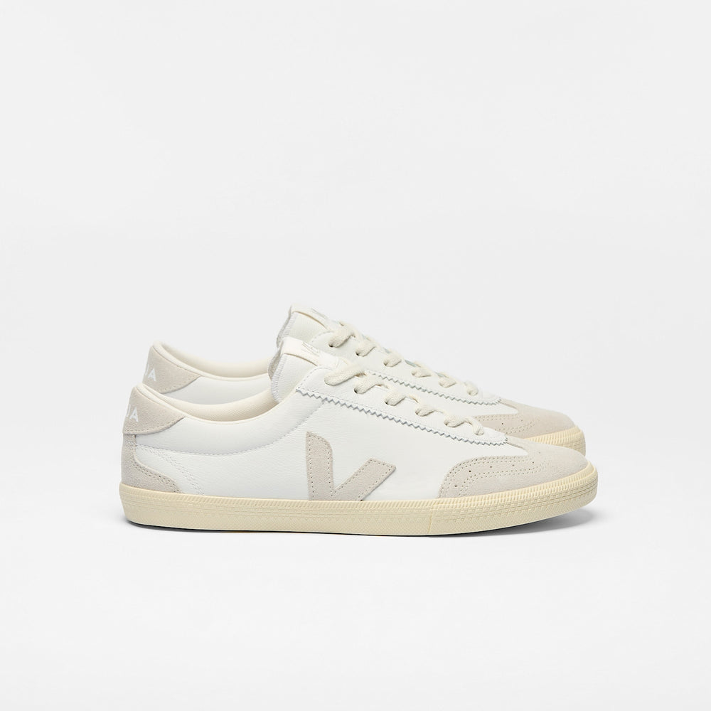 VOLLEY LEATHER WHITE NATURAL | VEJA DISCOUNT