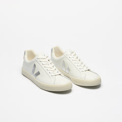ESPLAR LEATHER WHITE SILVER | VEJA DISCOUNT