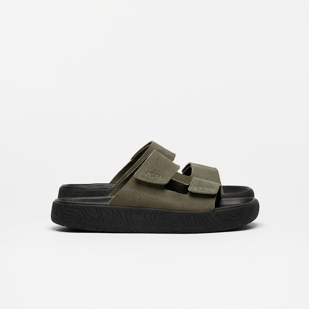 ETNA SUEDE KAKI BLACK | VEJA DISCOUNT