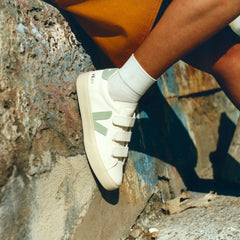 RECIFE LEATHER WHITE MATCHA | VEJA DISCOUNT