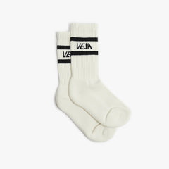 ICONIC SOCKS COTTON WHITE BLACK | VEJA US