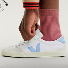 VOLLEY CANVAS WHITE AQUA | VEJA OUTLET