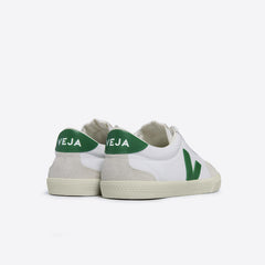VOLLEY CANVAS WHITE EMERAUDE | VEJA DISCOUNT