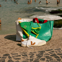 VOLLEY CANVAS WHITE UMBER | VEJA SALE