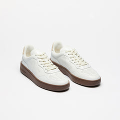 V-90 LEATHER WHITE PIERRE ALMOND | VEJA FOR SALE