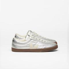 PANENKA LEATHER SILVER WHITE PIERRE BARK | VEJA ONLINE