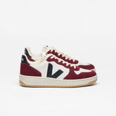V-10 LEATHER WHITE BLACK AMARANTE | VEJA FOR SALE