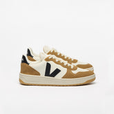V-10 LEATHER PURE BLACK TENT | VEJA US