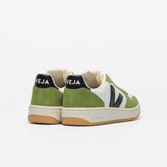 V-10 LEATHER WHITE BLACK KIWI | VEJA OUTLET