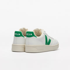 V-10 LEATHER WHITE EMERAUDE | VEJA DISCOUNT