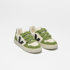V-10 LEATHER PURE BLACK KIWI | VEJA ONLINE