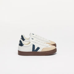 VOLLEY ELASTIC LACES LEATHER WHITE NAUTICO BARK | VEJA DISCOUNT