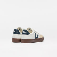 VOLLEY ELASTIC LACES LEATHER WHITE NAUTICO BARK | VEJA DISCOUNT