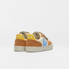 V-10 LEATHER CASHEW AQUA UMBER | VEJA FOR SALE