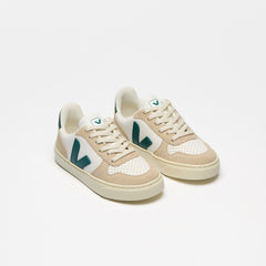 V-10 LEATHER WHITE BRITTANY ALMOND | VEJA ONLINE