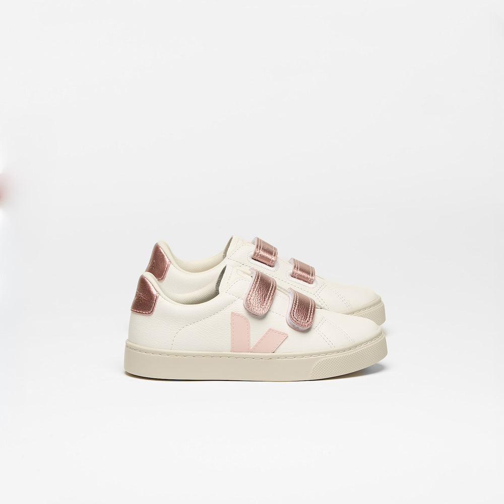 ESPLAR LEATHER WHITE PETALE NACRE | VEJA US