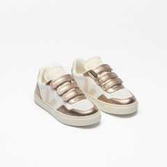 V-90 LEATHER WHITE SABLE BRONZE | VEJA FOR SALE