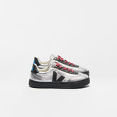 VOLLEY ELASTIC LACES LEATHER VEJA X JELLY MALLOW SILVER | VEJA SALE