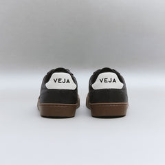 VOLLEY ELASTIC LACES LEATHER BLACK WHITE BARK | VEJA FOR SALE