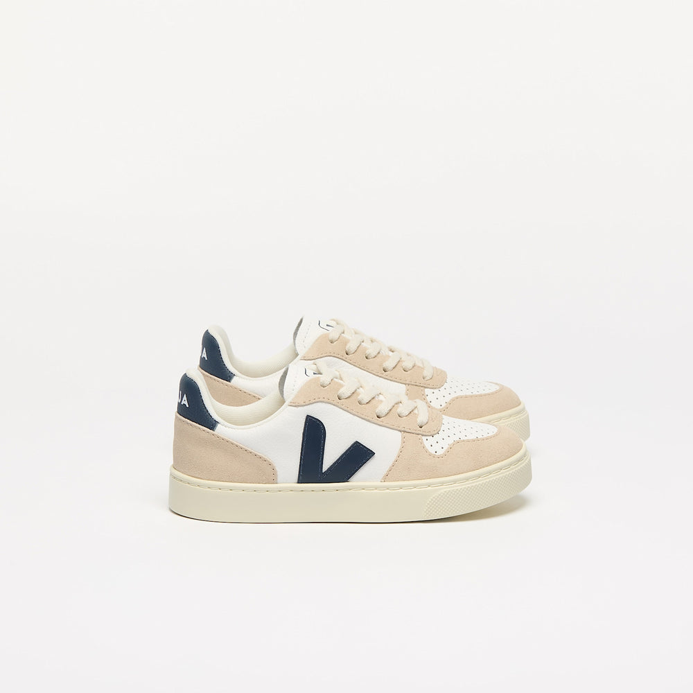 V-10 LEATHER WHITE NAUTICO ALMOND | VEJA DISCOUNT