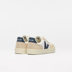 V-10 LEATHER WHITE NAUTICO ALMOND | VEJA DISCOUNT
