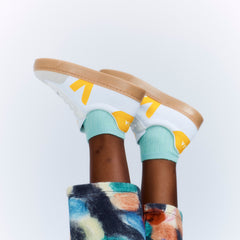 VOLLEY ELASTIC LACES CANVAS WHITE SUNSHINE NATURAL | VEJA SALE