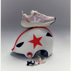 CANARY ELASTIC LACES ALVEOMESH PARME WHITE | VEJA ONLINE