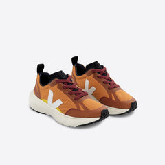 CANARY ELASTIC LACES ALVEOMESH PUMPKIN WHITE | VEJA OUTLET