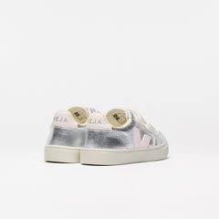 V-12 LEATHER SILVER LASSI | VEJA ONLINE