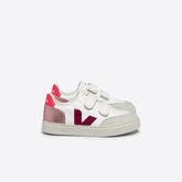 V-12 LEATHER WHITE MULTICO NACRE | VEJA FOR SALE