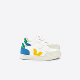 V-12 LEATHER WHITE MULTICO INDIGO | VEJA ONLINE
