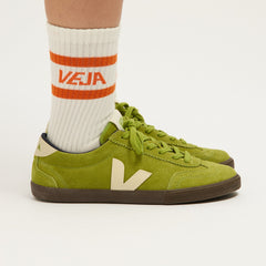 ICONIC SOCKS COTTON WHITE ORANGE | VEJA OUTLET