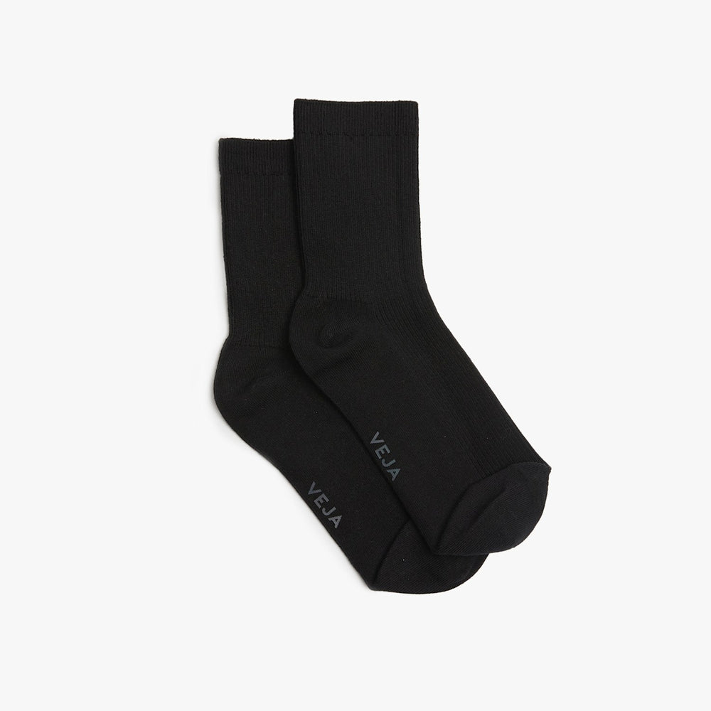 EVERYDAY SOCKS COTTON JET BLACK | VEJA ONLINE