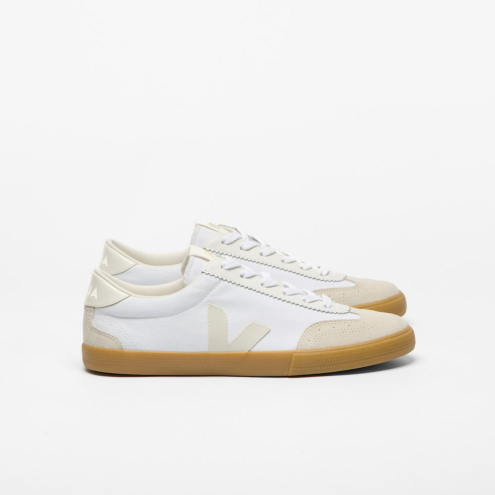 VOLLEY CANVAS WHITE PIERRE NATURAL | VEJA US