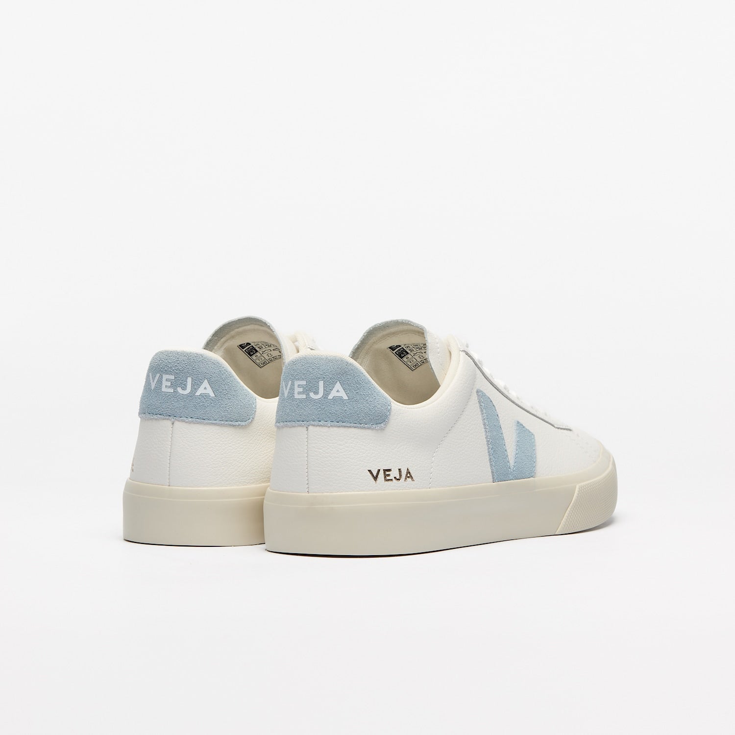 CAMPO LEATHER WHITE STEEL | VEJA DISCOUNT