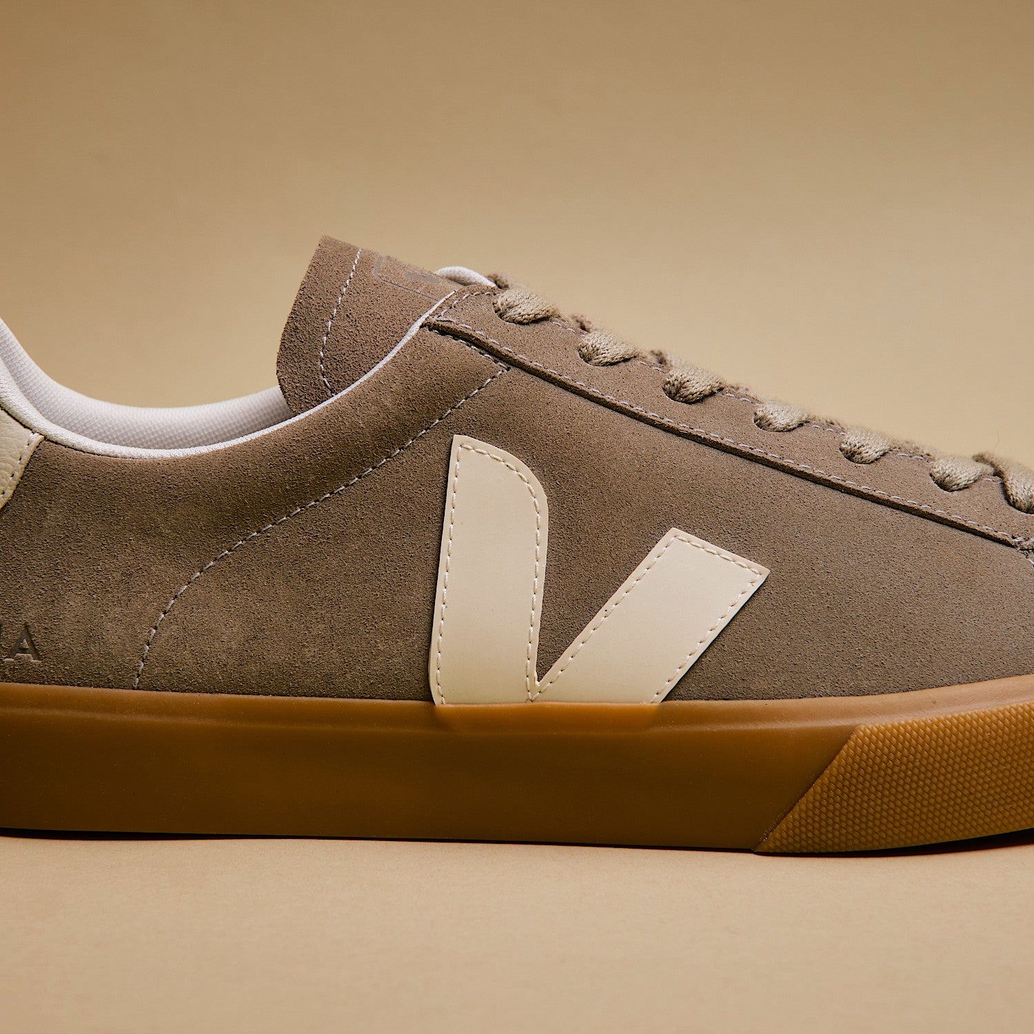 CAMPO SUEDE TAUPE PIERRE NATURAL | VEJA FOR SALE