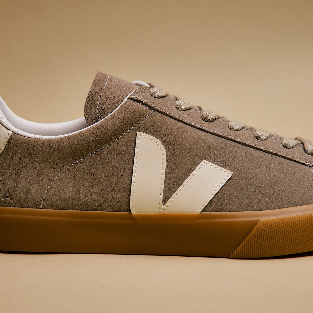 CAMPO SUEDE TAUPE PIERRE NATURAL | VEJA FOR SALE