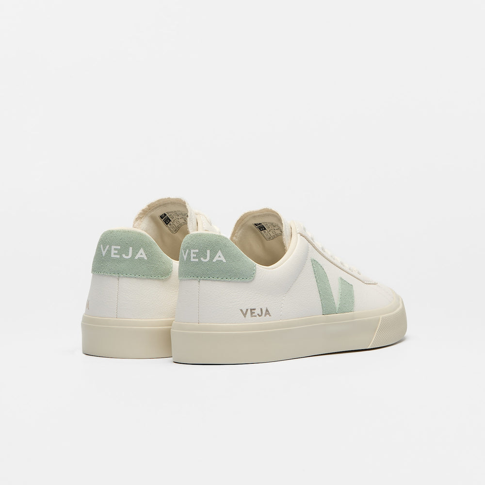 CAMPO LEATHER WHITE MATCHA | VEJA ONLINE