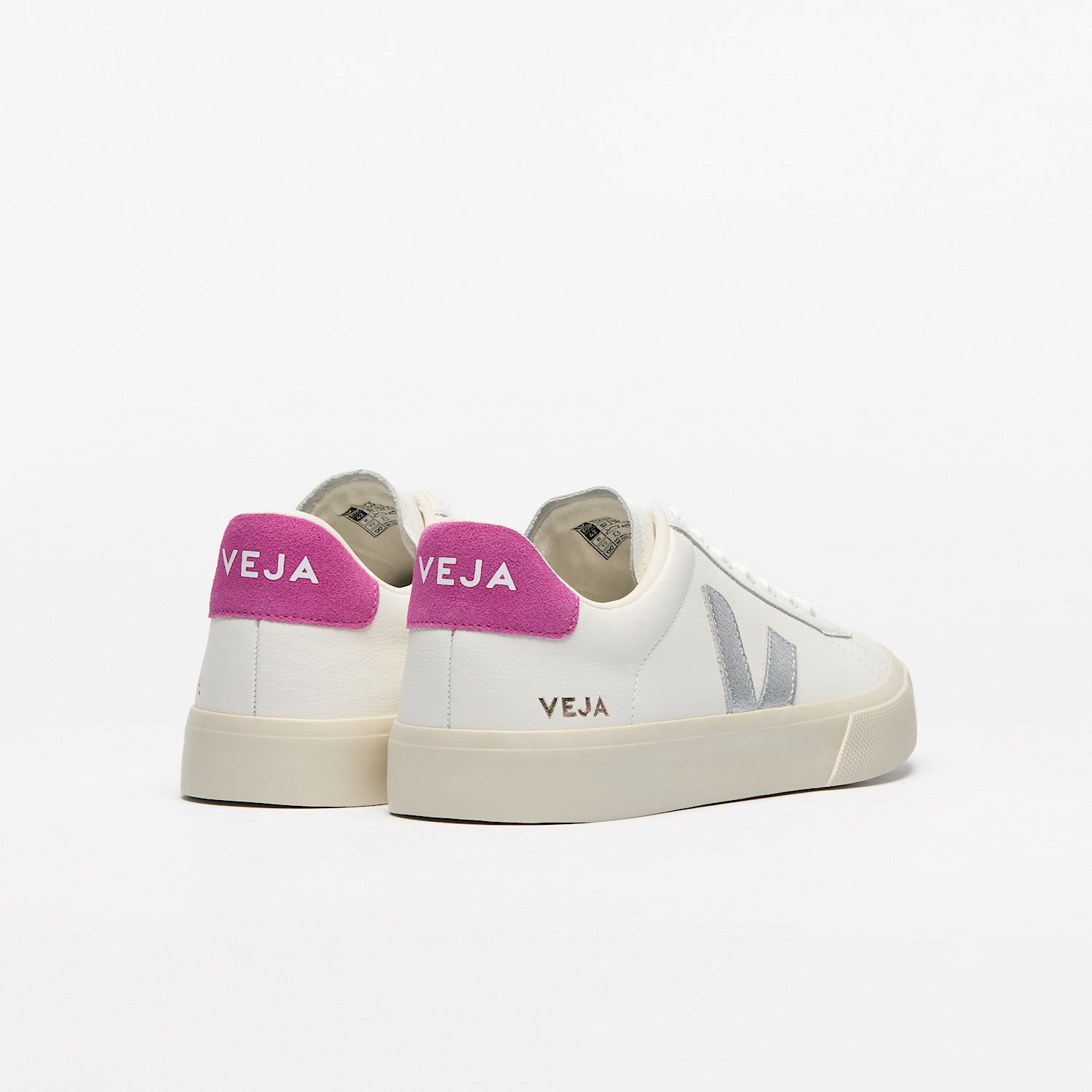 CAMPO LEATHER WHITE SILVER ULTRAVIOLET | VEJA NEAR ME