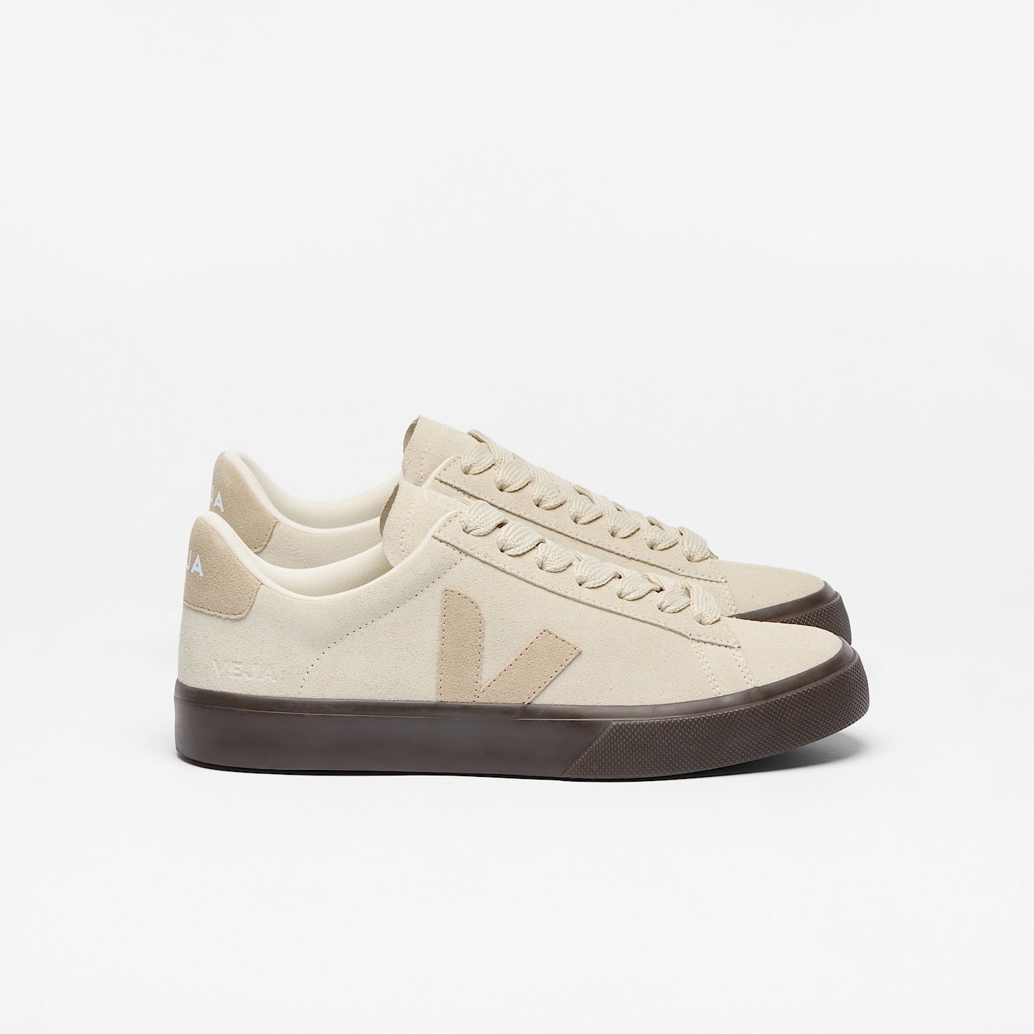 CAMPO BOLD SUEDE PIERRE ALMOND EAGLE | VEJA SALE