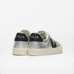CAMPO LEATHER SILVER BLACK | VEJA US