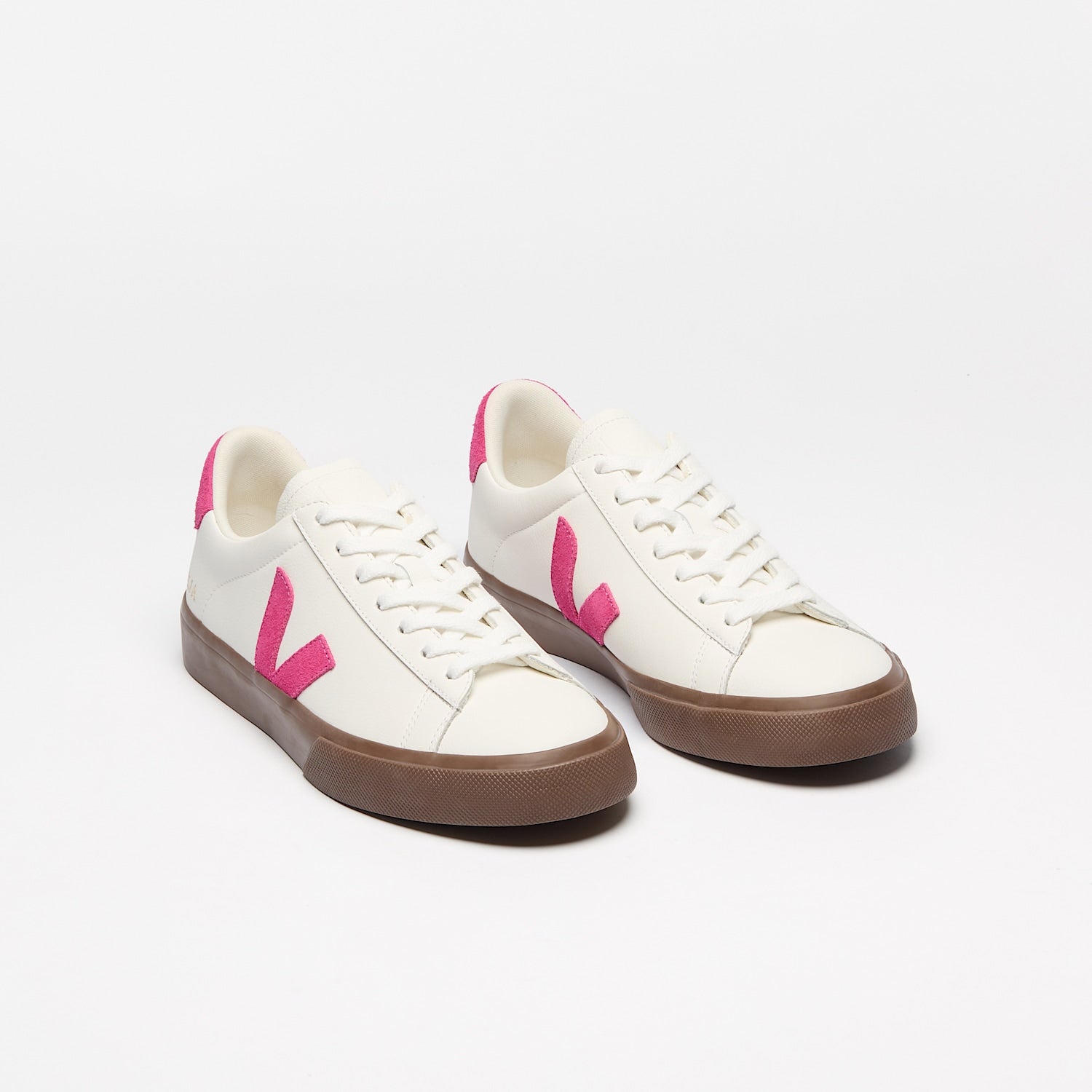 CAMPO LEATHER WHITE PINK BARK | VEJA ONLINE