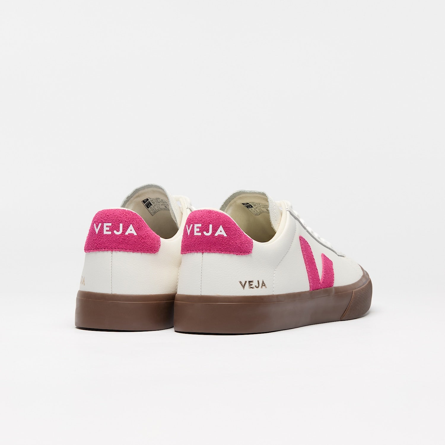 CAMPO LEATHER WHITE PINK BARK | VEJA ONLINE