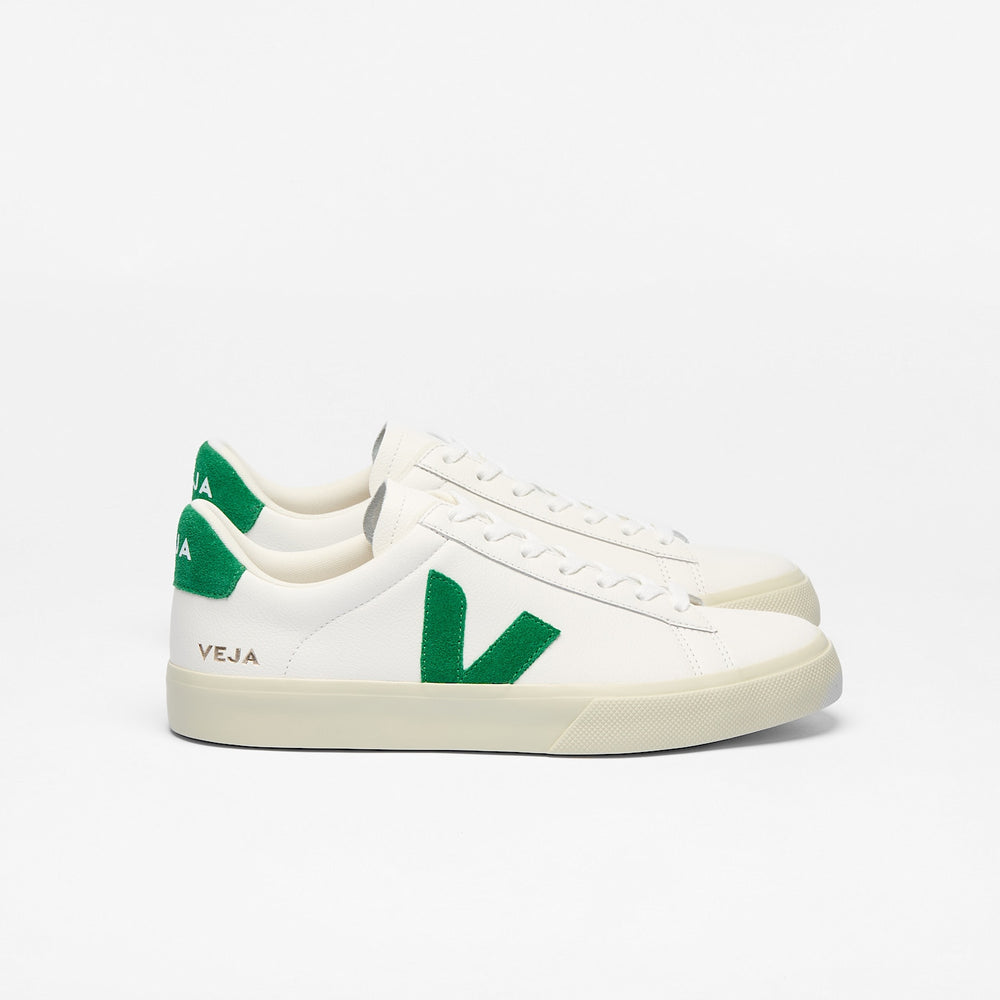 CAMPO LEATHER WHITE EMERAUDE | VEJA OUTLET