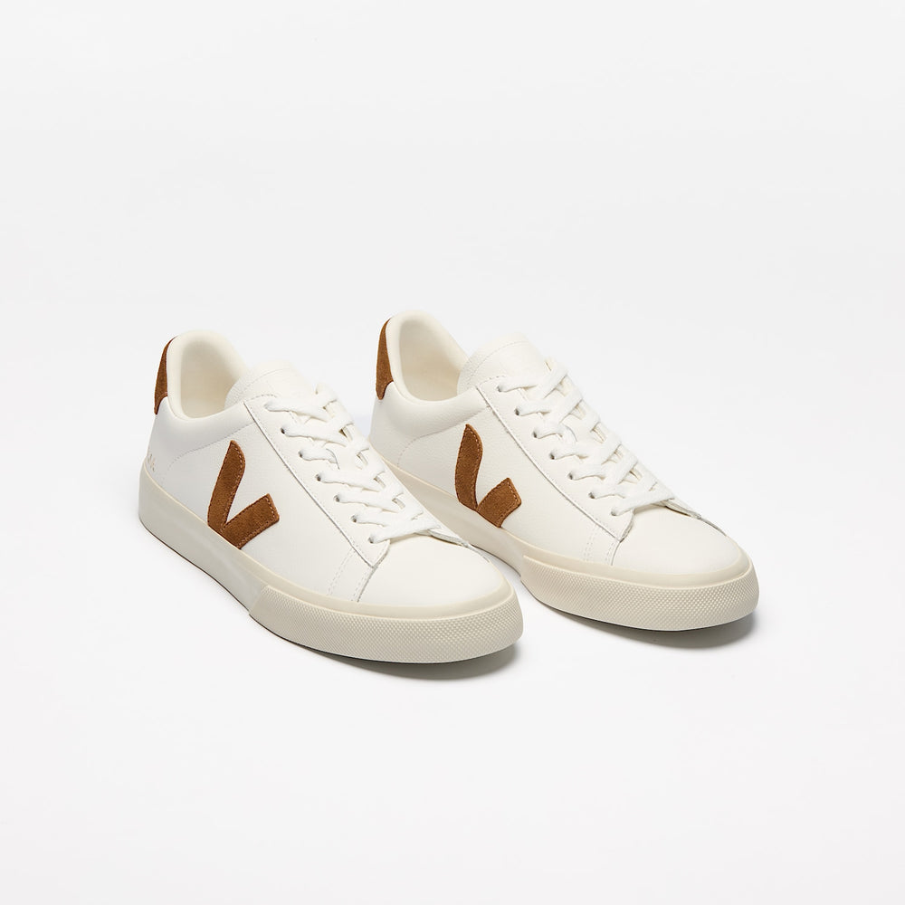 CAMPO LEATHER WHITE COGNAC | VEJA FOR SALE