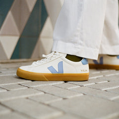 CAMPO LEATHER WHITE AQUA NATURAL | VEJA NEAR ME
